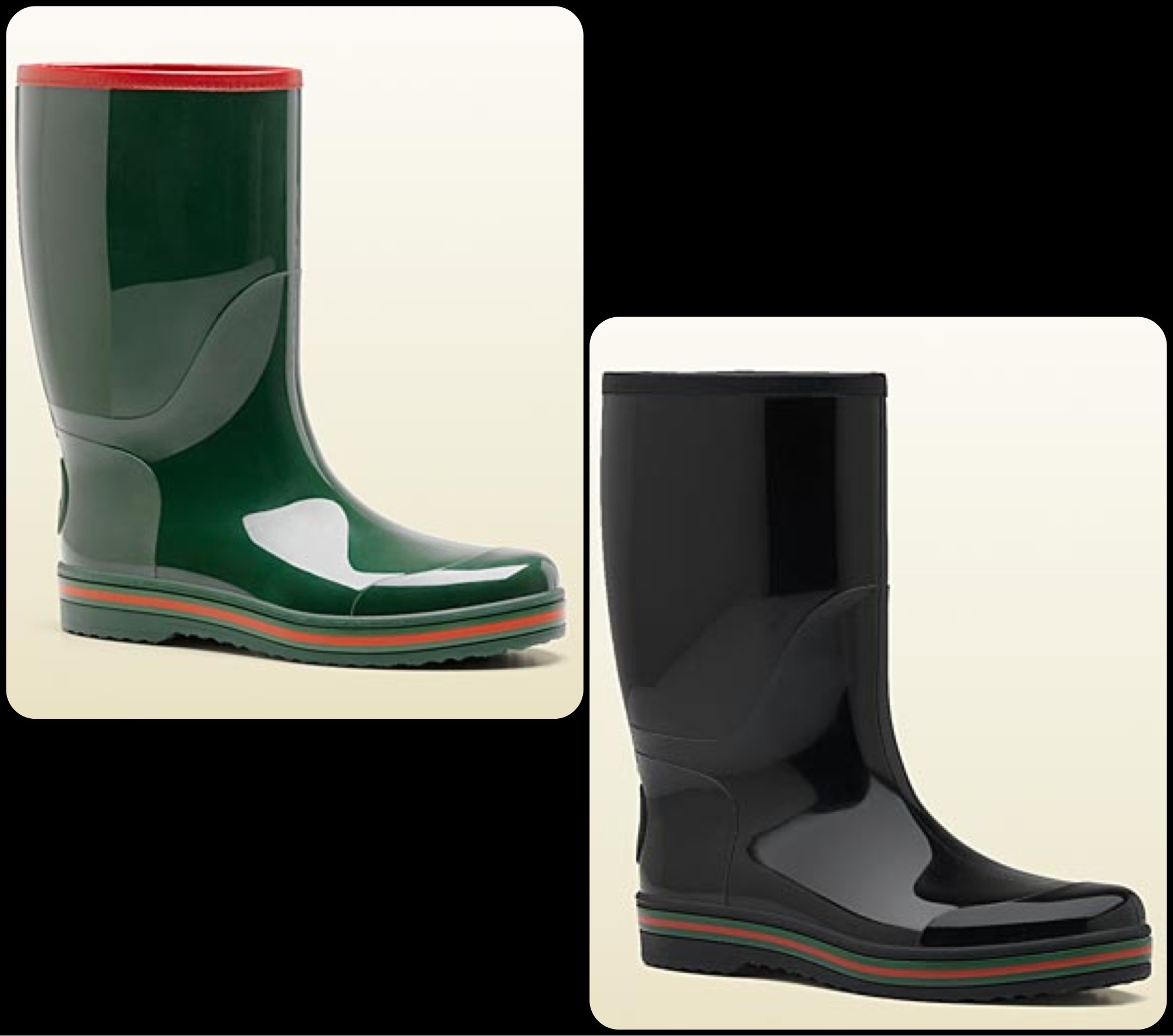 gucci men's rain boots